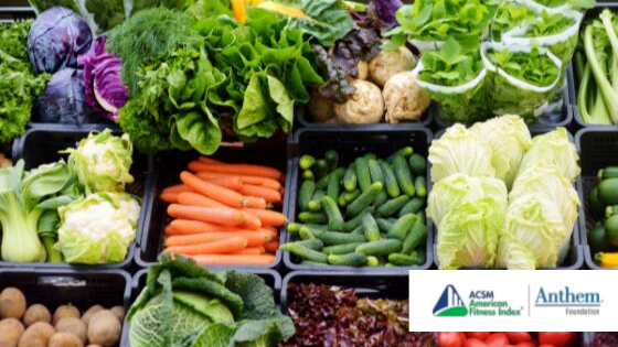 American Fitness Index Anthem Foundation fresh food availability