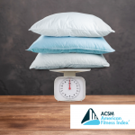 pillows on a scale